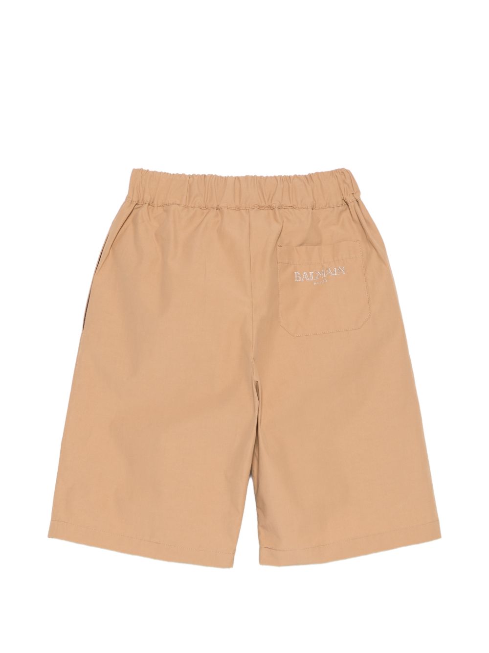 Bermuda in tela color cammello BY6R89B0094 116 BALMAIN KIDS 