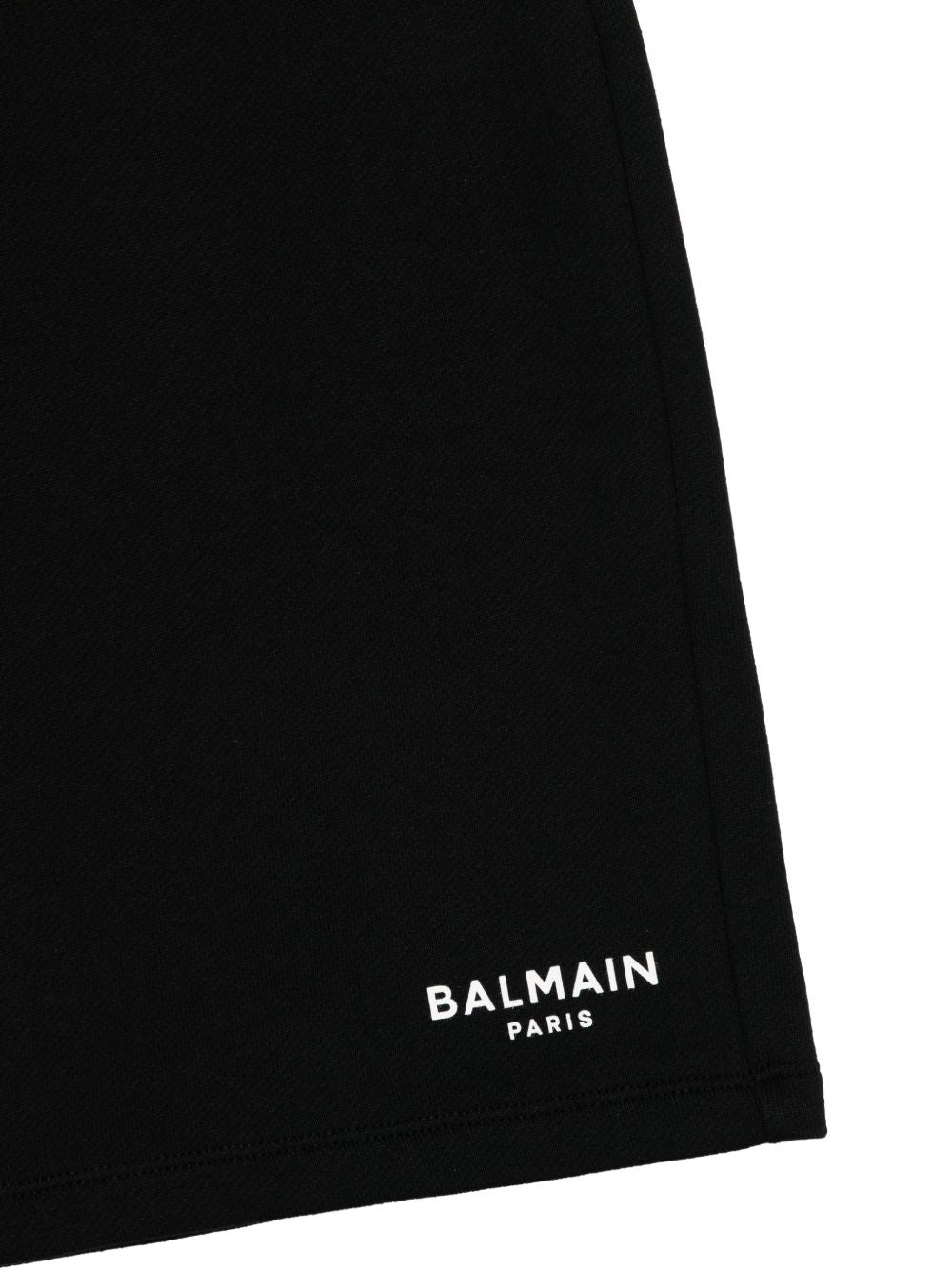 Bermuda in cotone con fascia elastica BY6S19Z3183 930BC BALMAIN KIDS 