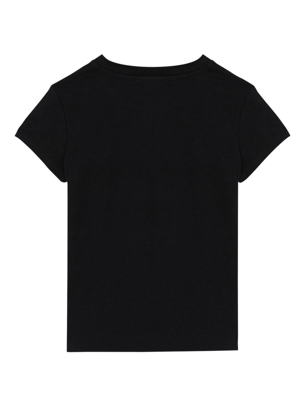 T-shirt in cotone con bottoni dorati BY8A51Z3277 930 BALMAIN KIDS 