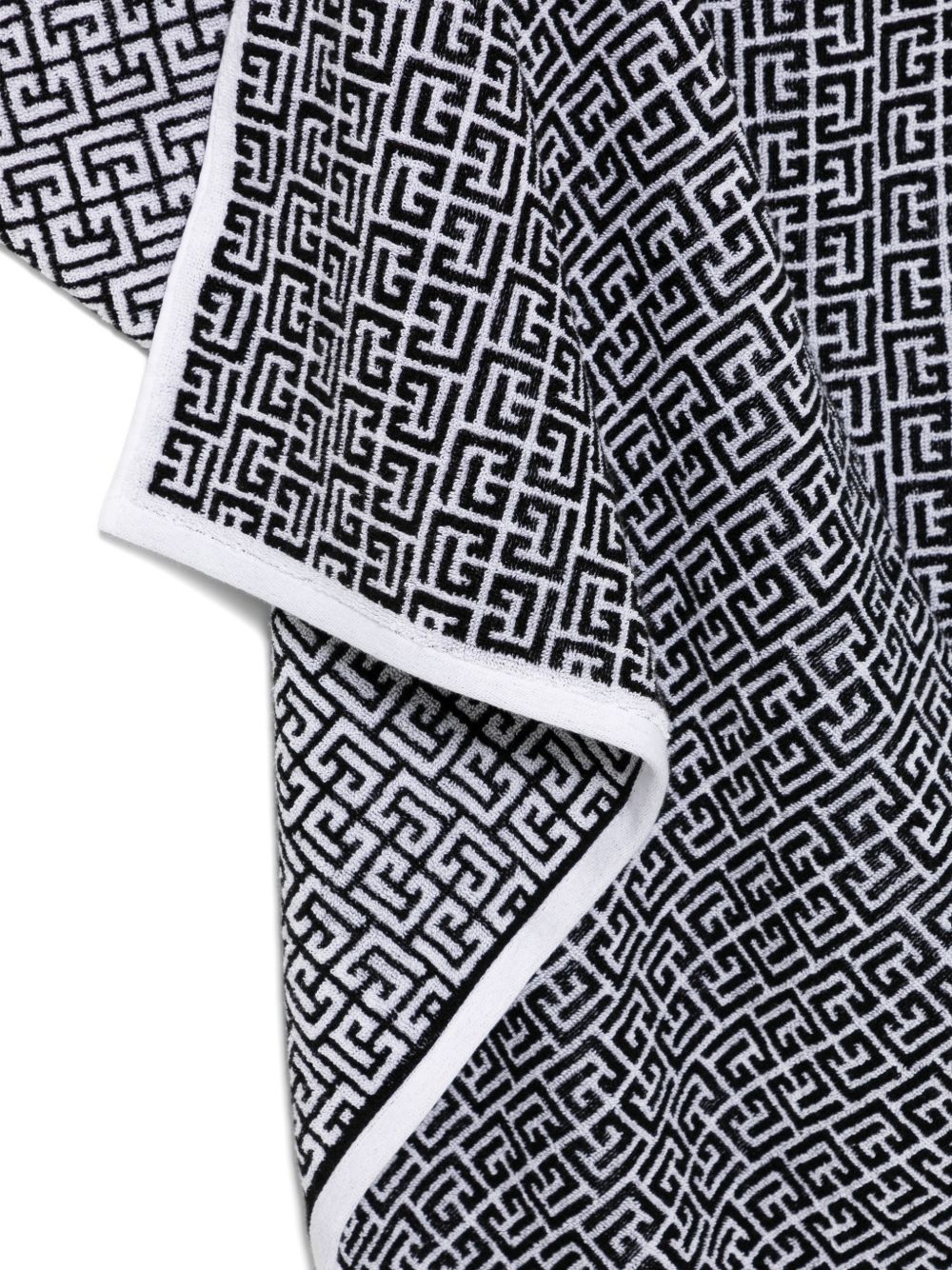 Telo da mare con stampa geometrica BYCP40Z2228 100NE BALMAIN KIDS 