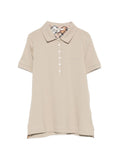 Polo in cotone con colletto classico