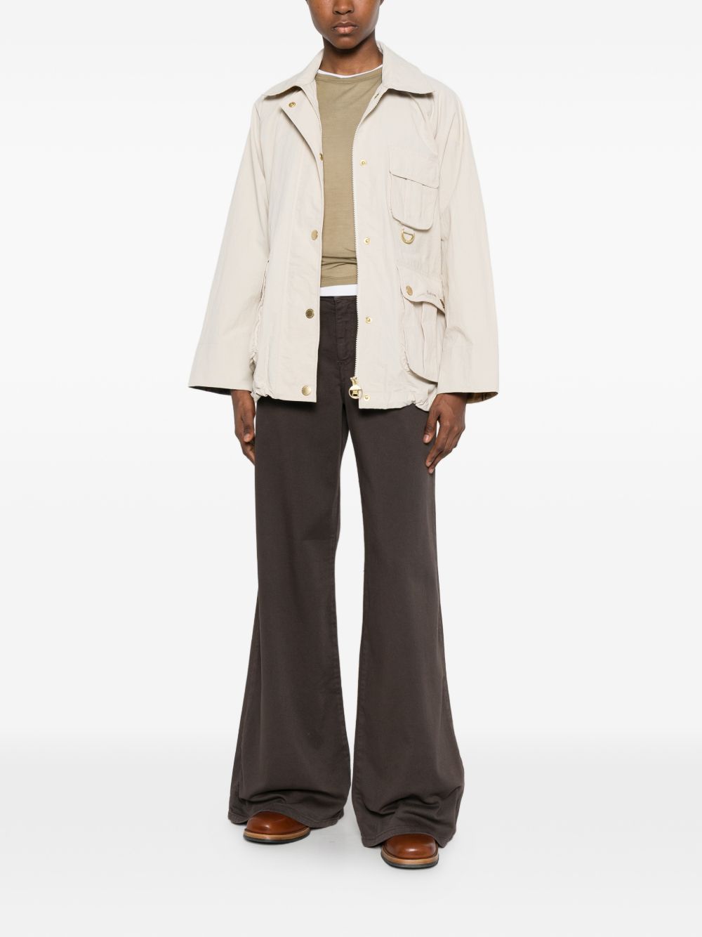 Giacca con bottoni dorati e tasche a patta LSP0301 CR11 BARBOUR 