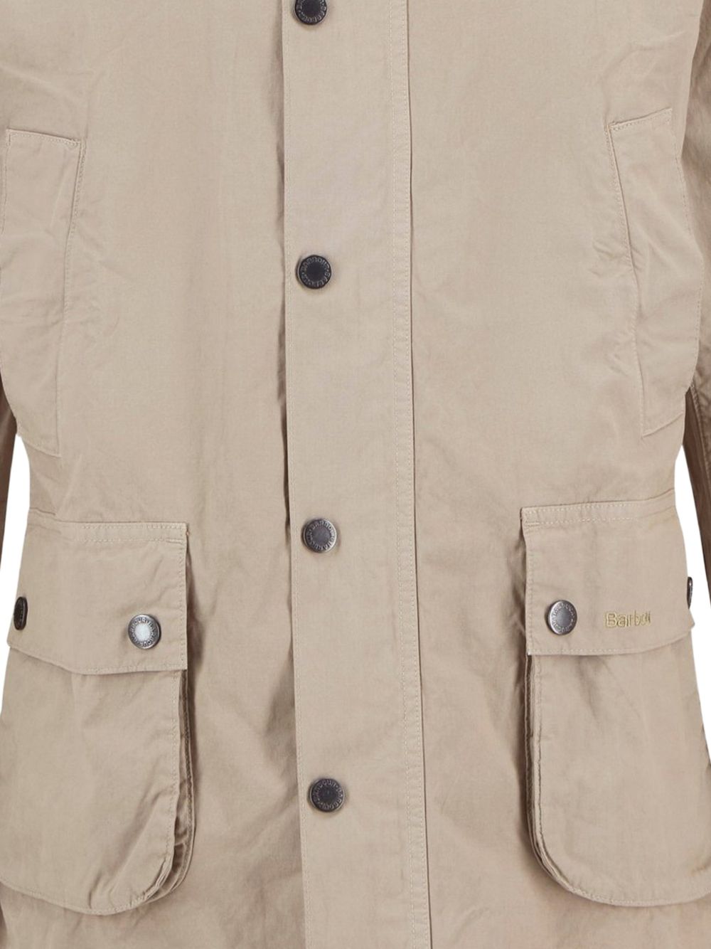 Giacca field jacket con colletto a coste MCA0792 ST32 BARBOUR 
