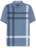 Polo con stampa check
