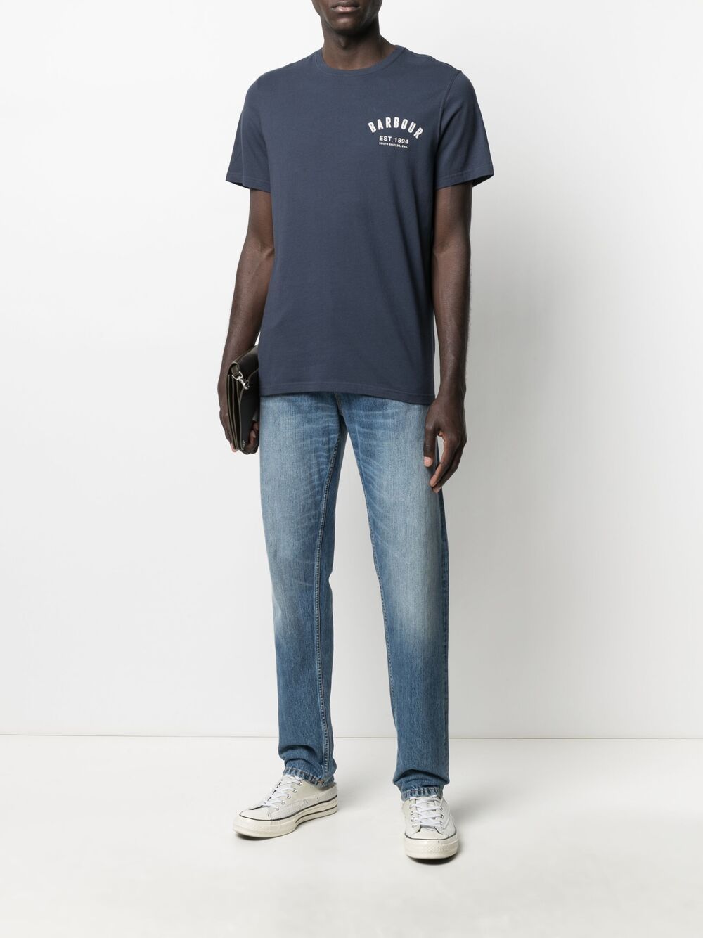T-shirt in cotone con logo MTS0502 NY31 BARBOUR 