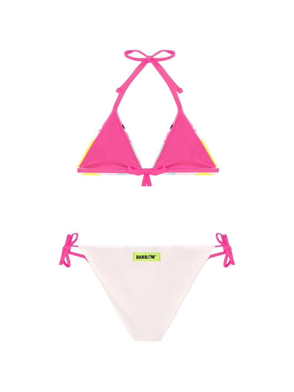 Bikini triangolo con stampa emoji S6BKJGSB232 002 BARROW KIDS 