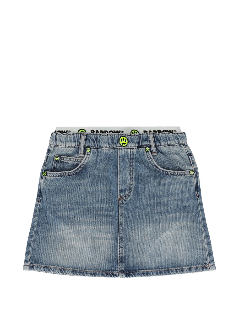 Gonna in denim con smiley S6BKJGSK112 126 BARROW KIDS 