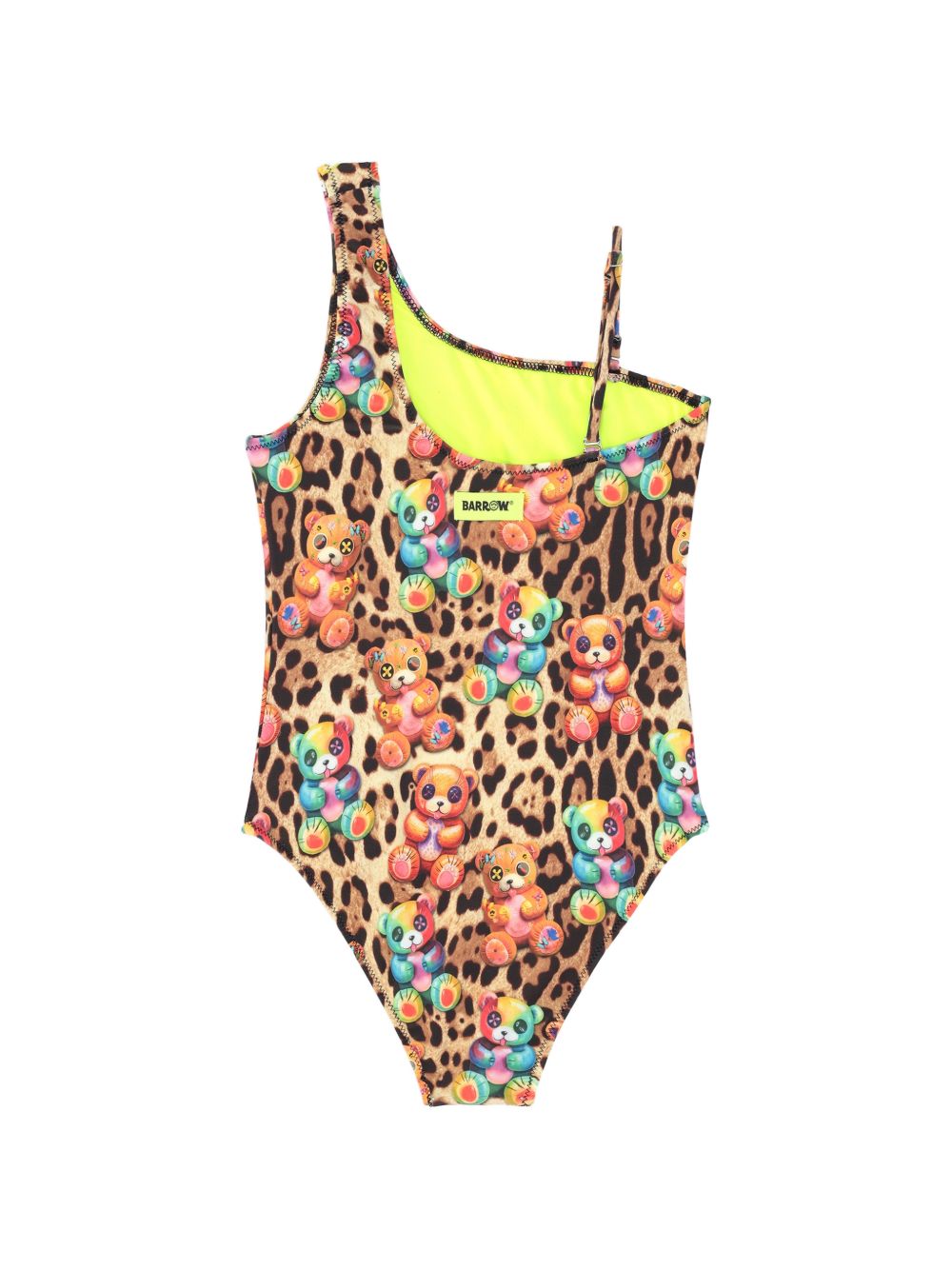 Costume intero con stampa leopardata e orsetti S6BKJGSM234 140 BARROW KIDS 