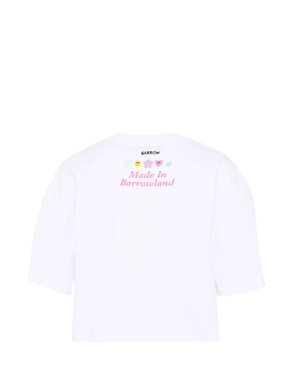 T-shirt in cotone a maniche corte S6BKJGTH132 002 BARROW KIDS 