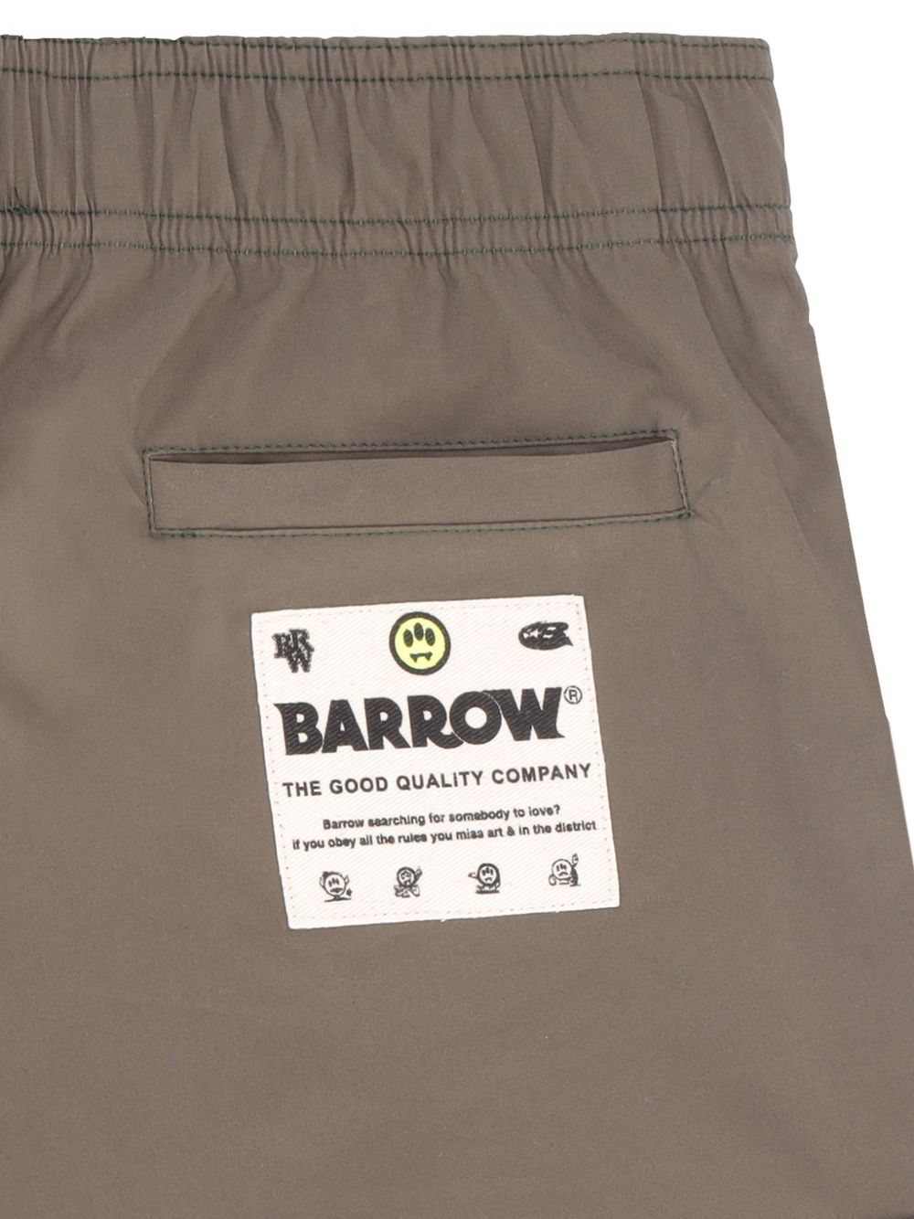 Bermuda in cotone con elastico S6BKJUBE038 082 BARROW KIDS 