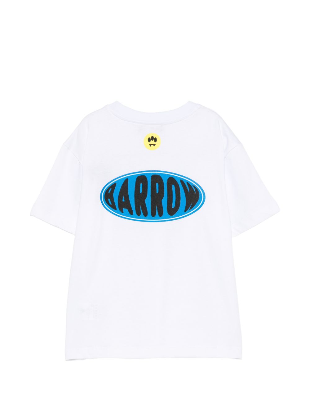 T-shirt in cotone con applicazione S6BKJUTH072 002 BARROW KIDS 