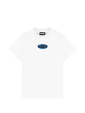 T-shirt in cotone con logo frontale