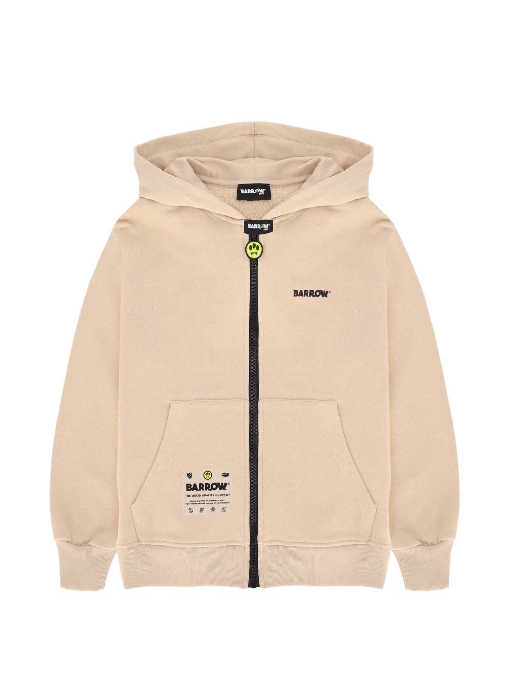 Felpa con zip e cappuccio S6BKJUZH149 092 BARROW KIDS 