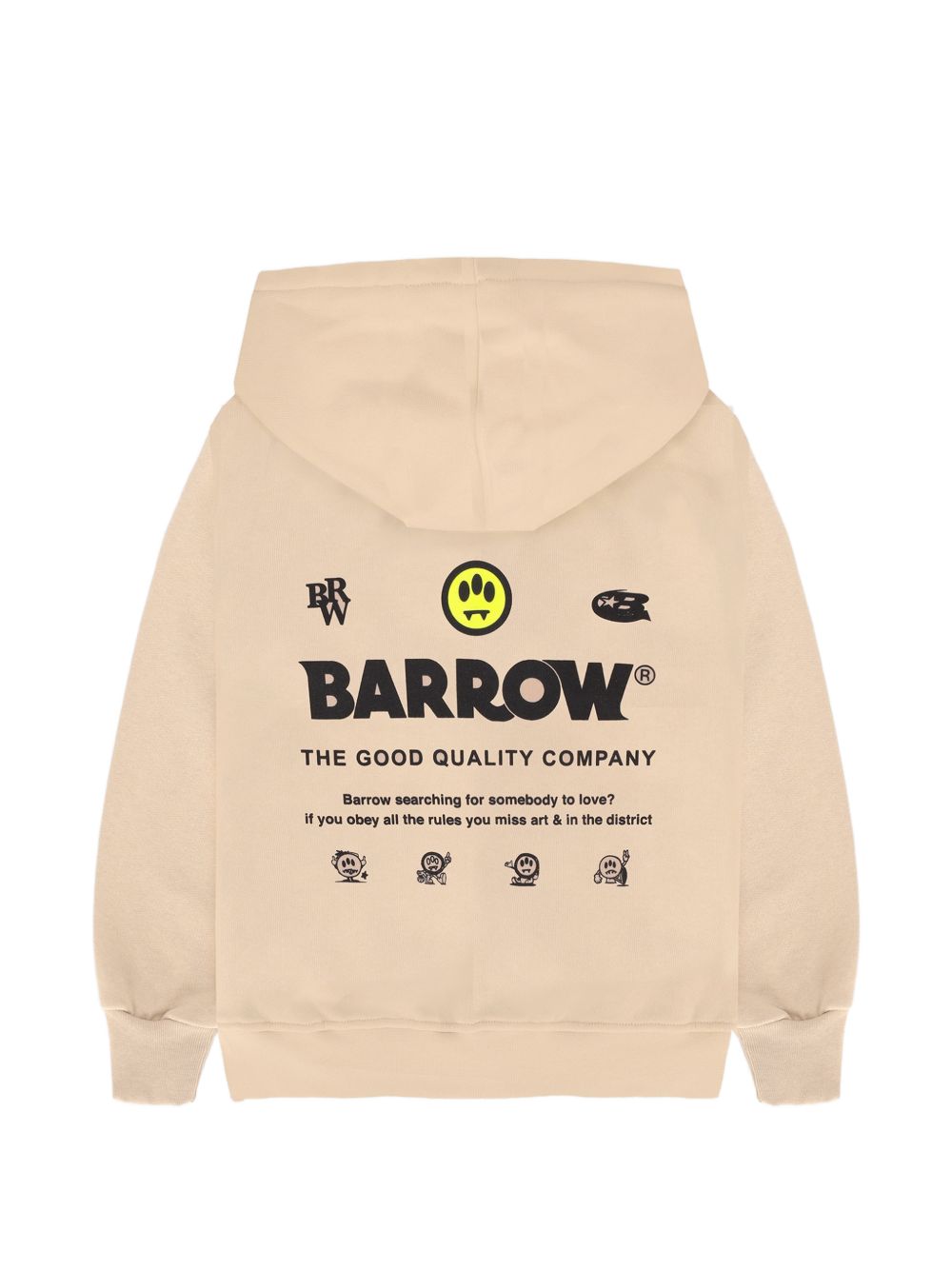 Felpa con zip e cappuccio S6BKJUZH149 092 BARROW KIDS 