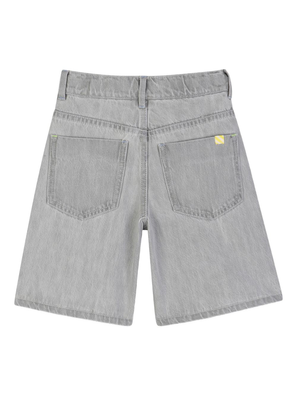 Bermuda in denim con patch colorata U21723 Z20 BILLIE BLUSH KIDS 