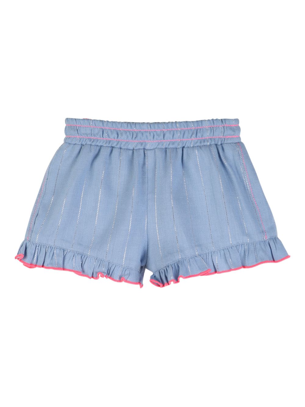 Shorts in cotone con balze U21783 Z04 BILLIE BLUSH KIDS 