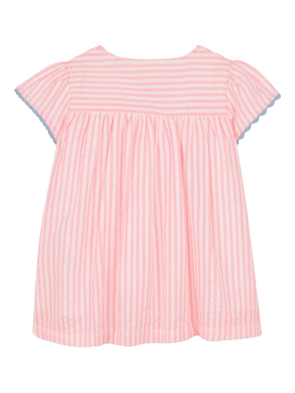 Abito a righe con bottoni U21810 S21 BILLIE BLUSH KIDS 