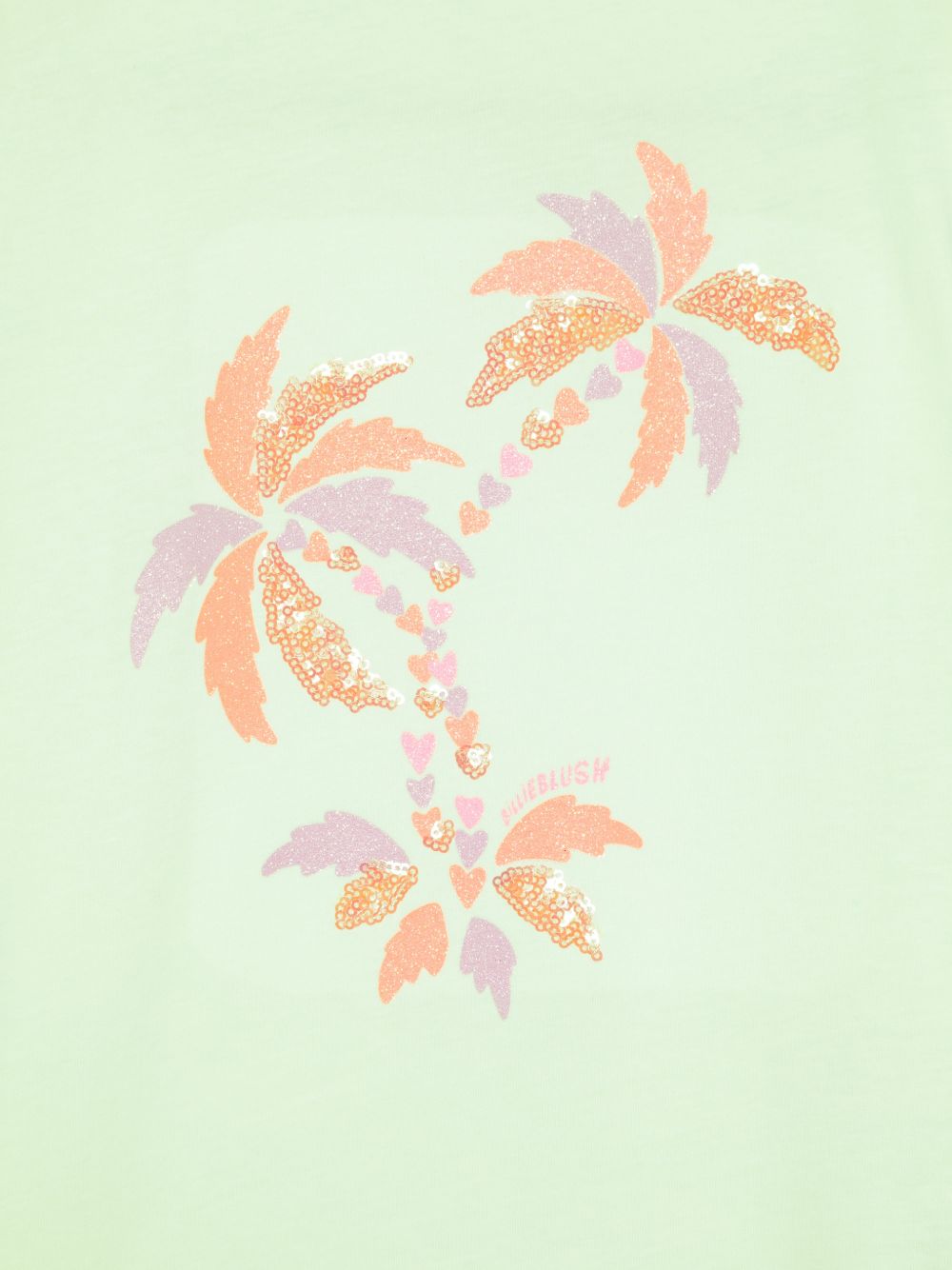 Abito in cotone con paillettes U21834 552 BILLIE BLUSH KIDS 