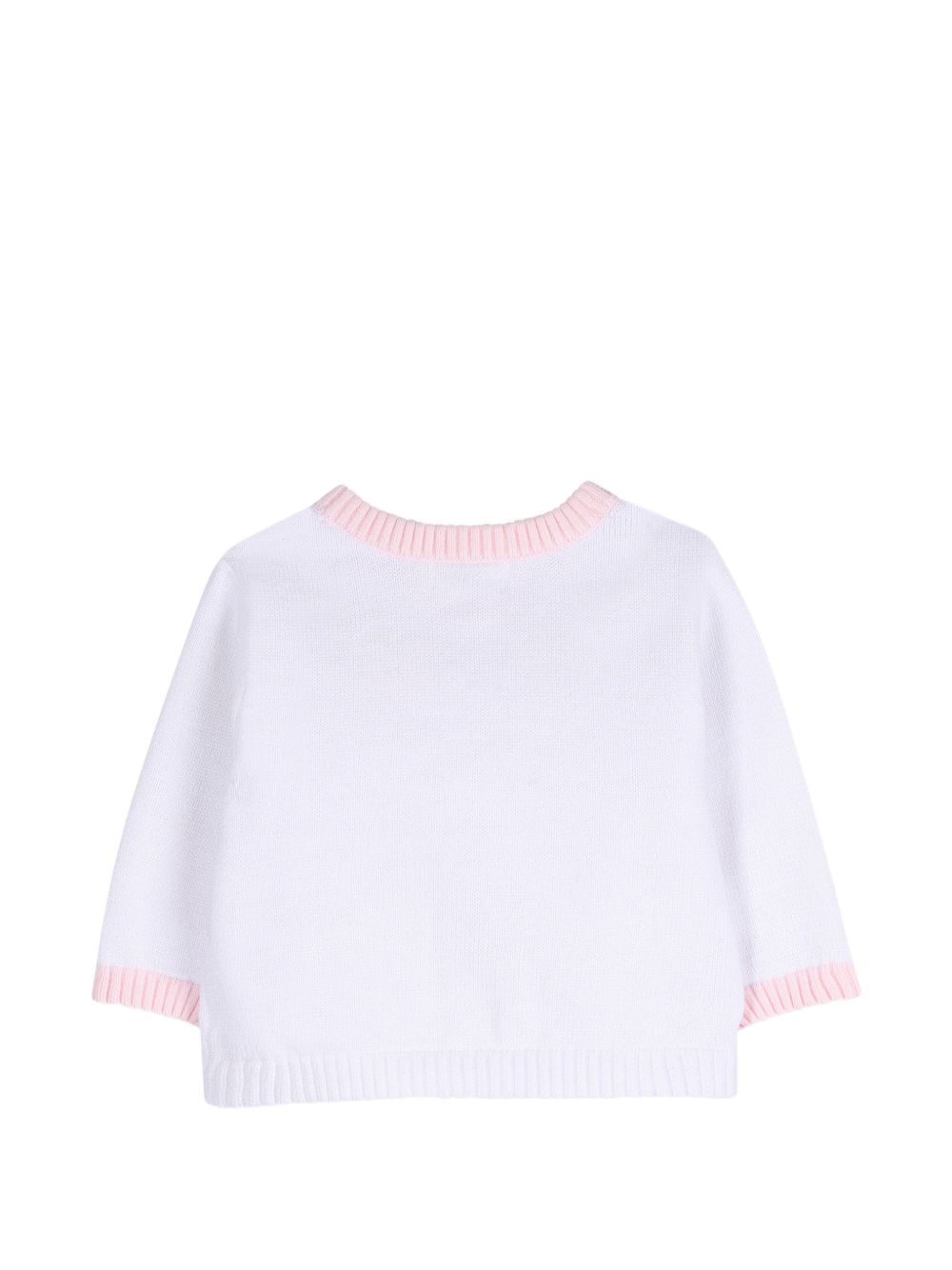 Cardigan con ricami di fragole U22113 10P BILLIE BLUSH KIDS 