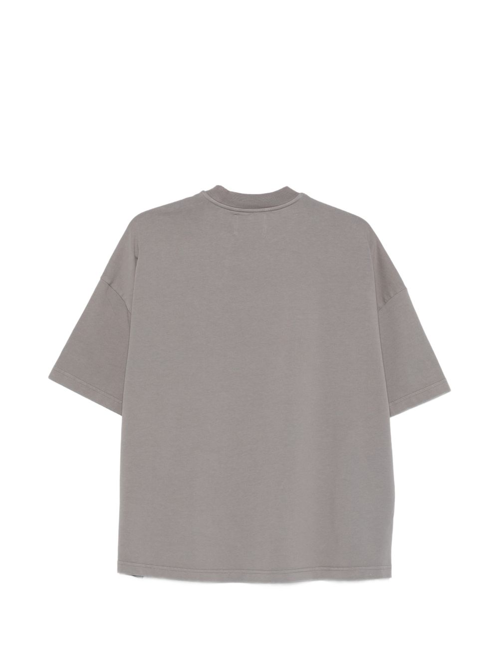 T-shirt oversize con logo spray TS002002 BRUSHEDNICKEL BONSAI 