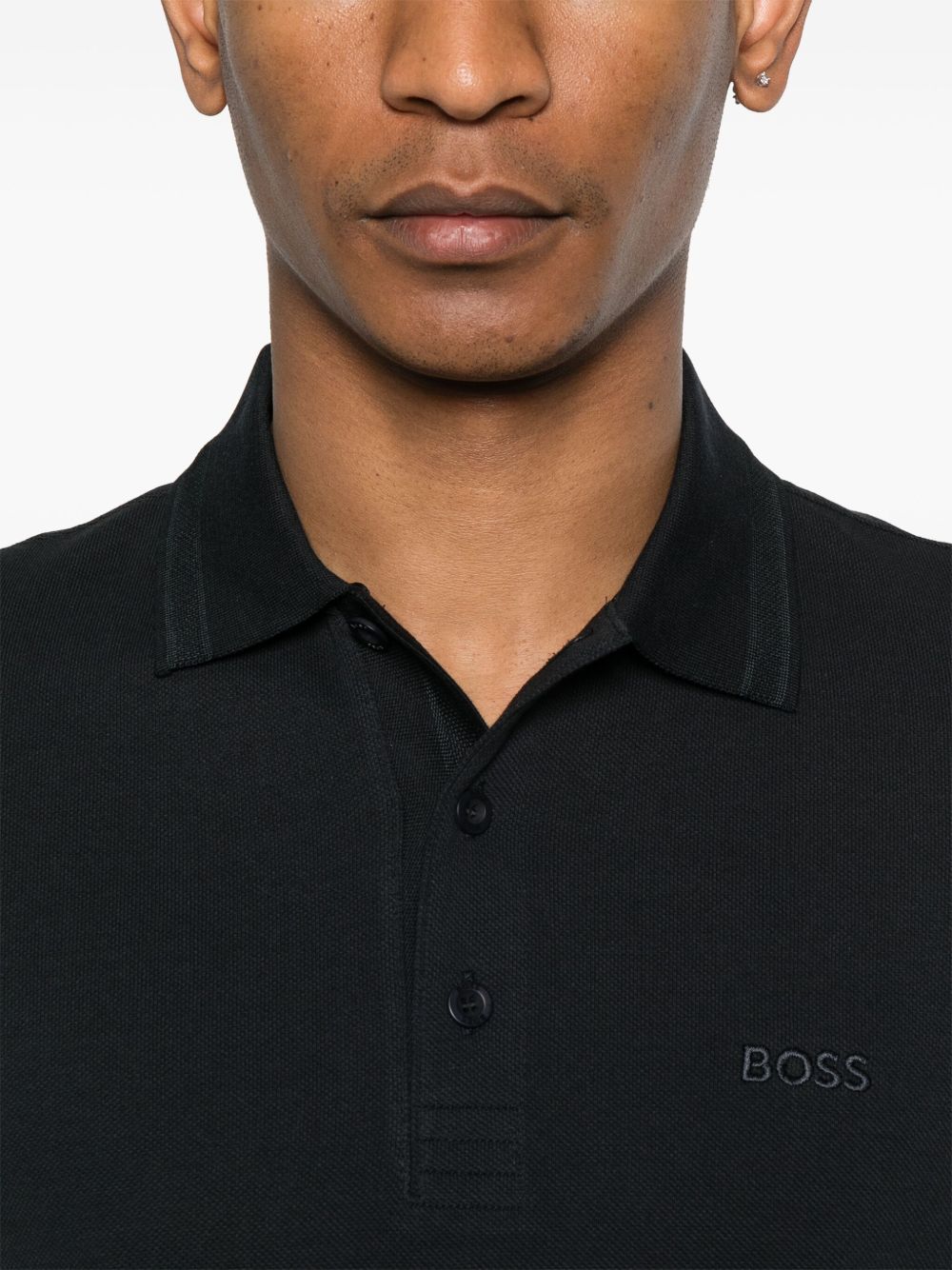 Polo con placca bottoni 50469055 411 BOSS 
