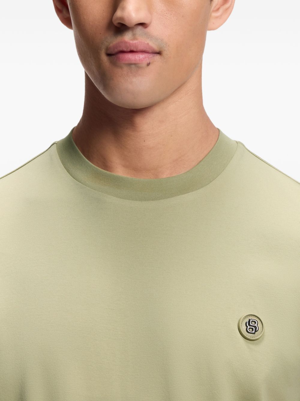 T-shirt girocollo con logo 50555844 254 BOSS 