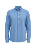 Camicia in cotone con colletto button down