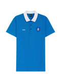 Polo con colletto a contrasto