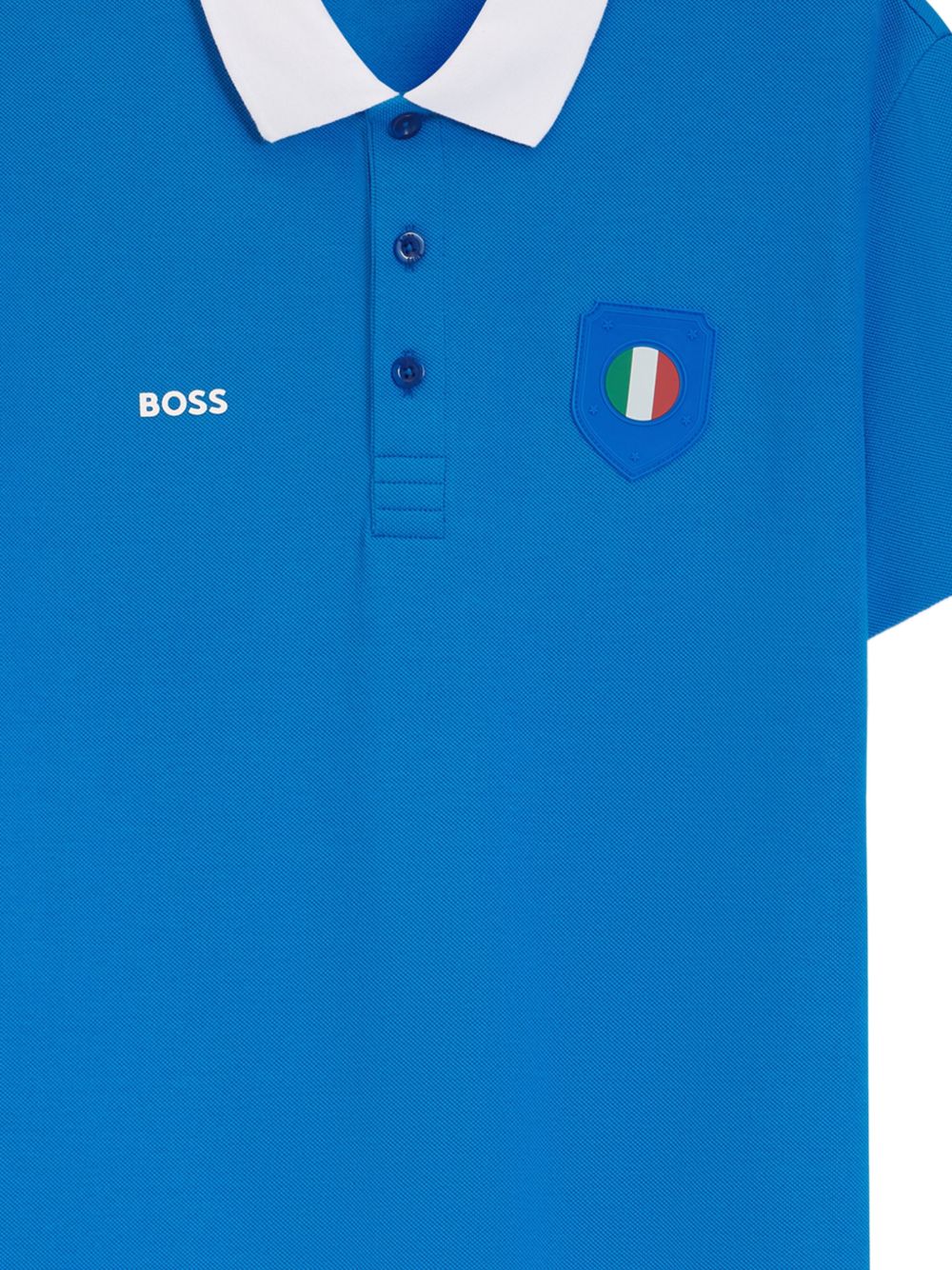 Polo con colletto a contrasto 50559263 430 BOSS 