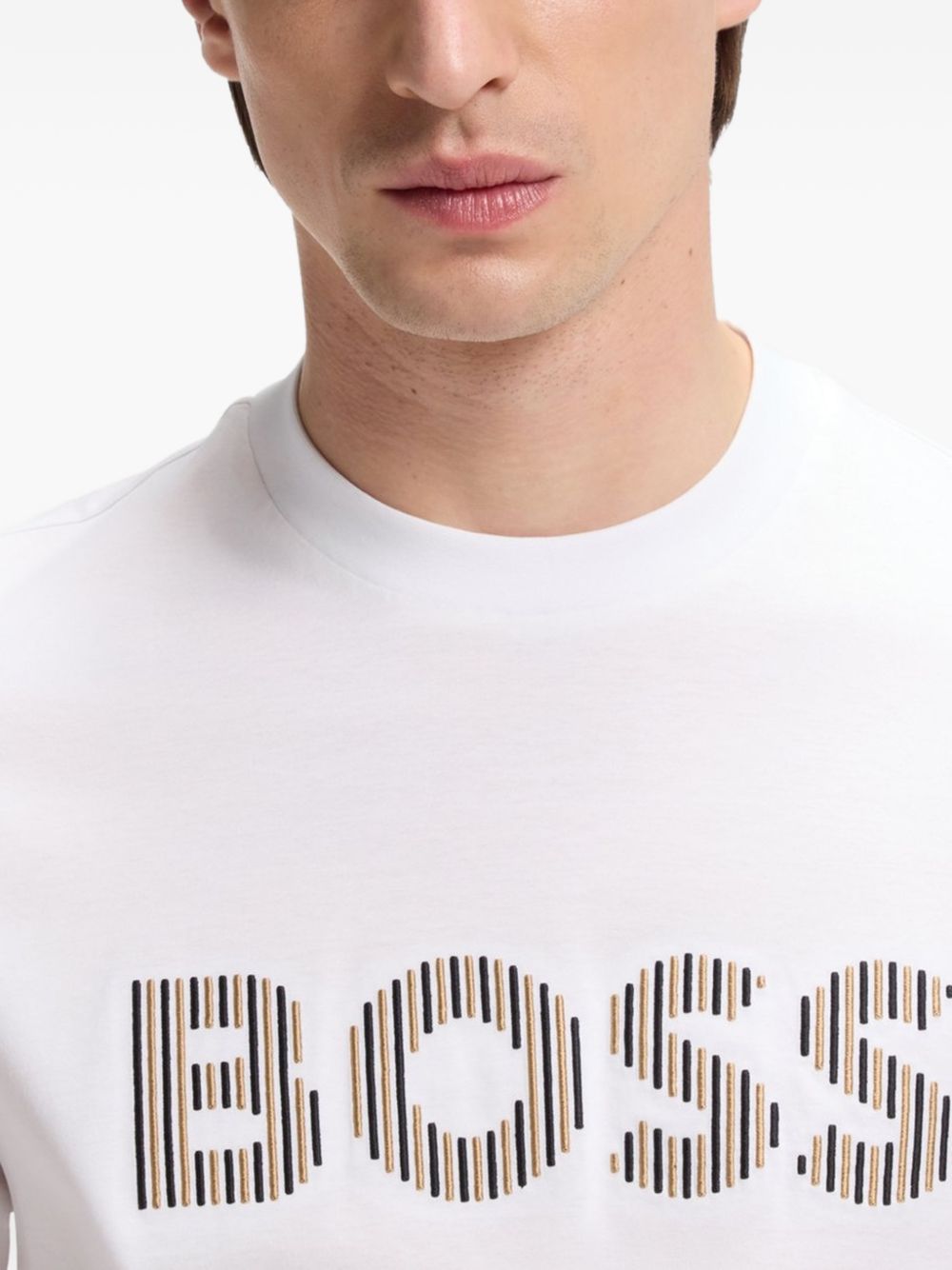 T-shirt con logo grafico 50560466 101 BOSS 