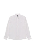 Camicia in lino a righe