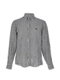 Camicia in lino a righe