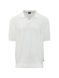 T-shirt in cotone con scollo a V