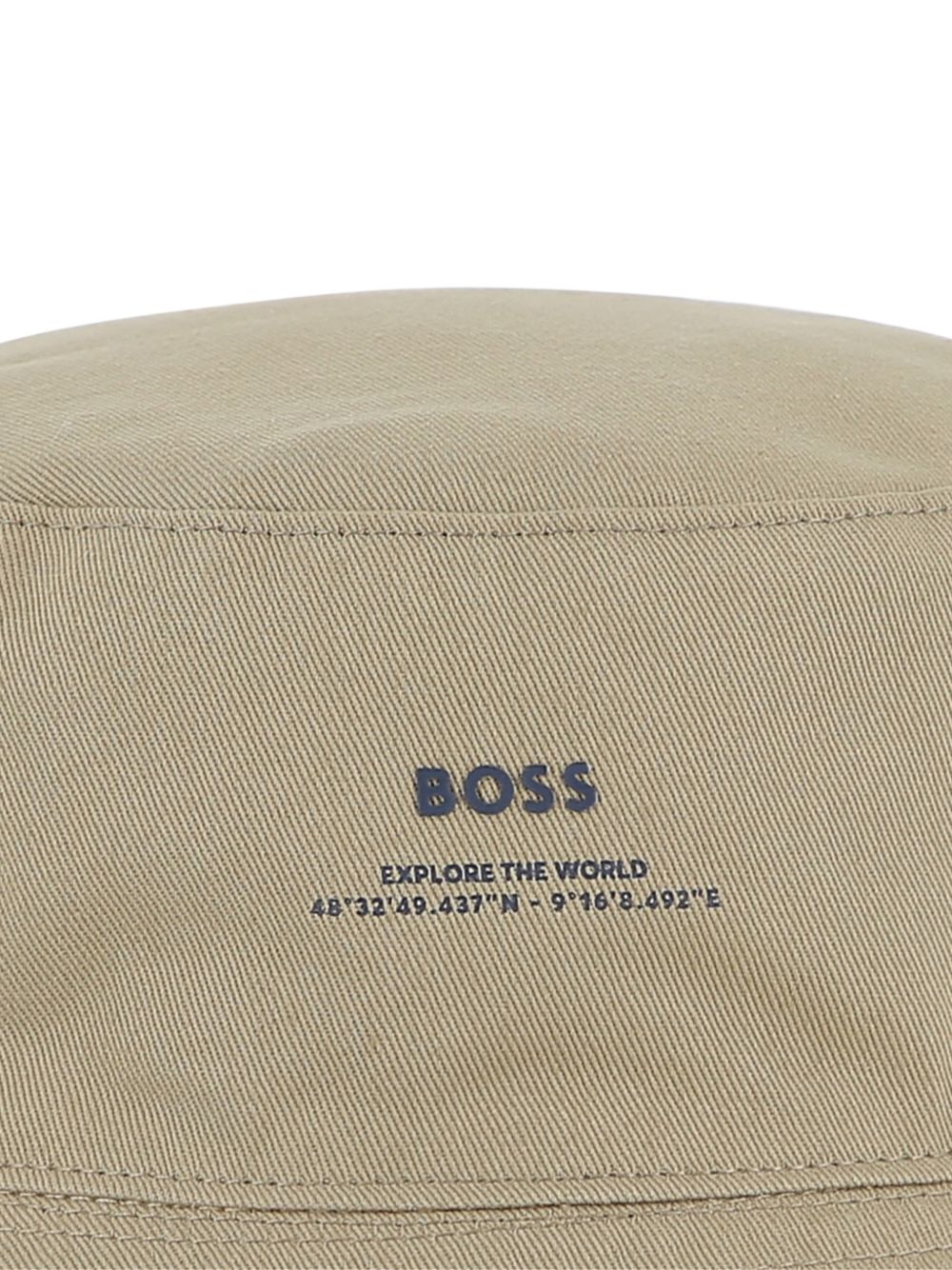 Cappello bucket con patch logo J53124 249 BOSS KIDSWEAR 