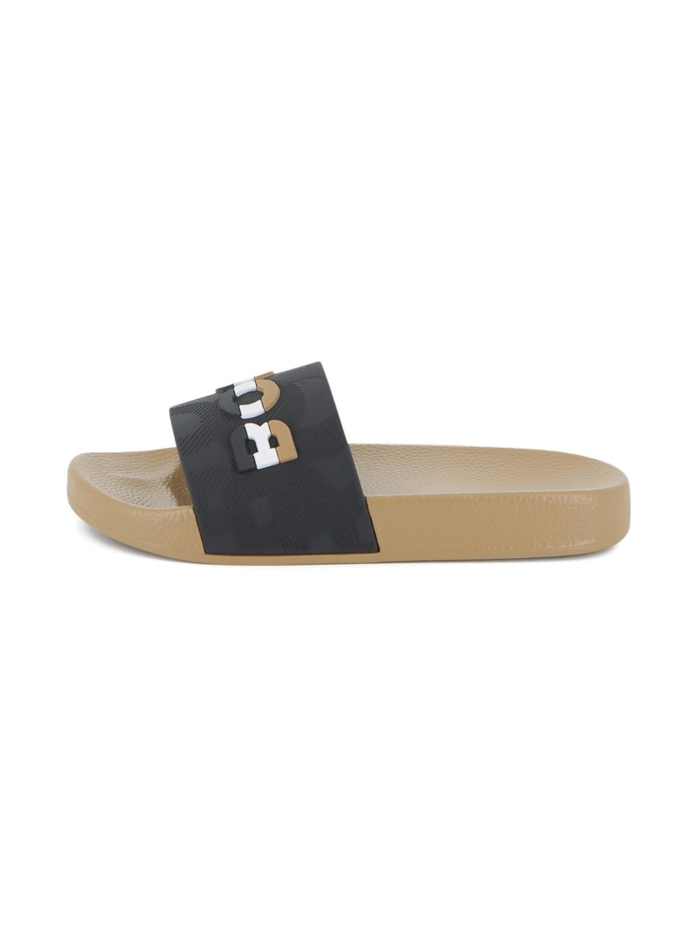 Ciabatte con applicazione logo J52800 09B BOSS KIDSWEAR 