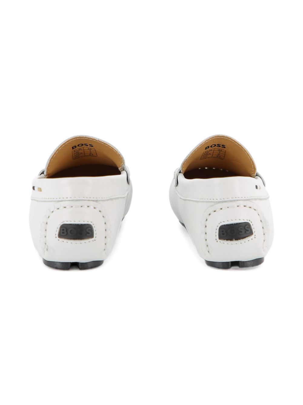 Mocassini driving shoes con suola gommini J52808 130 BOSS KIDSWEAR 