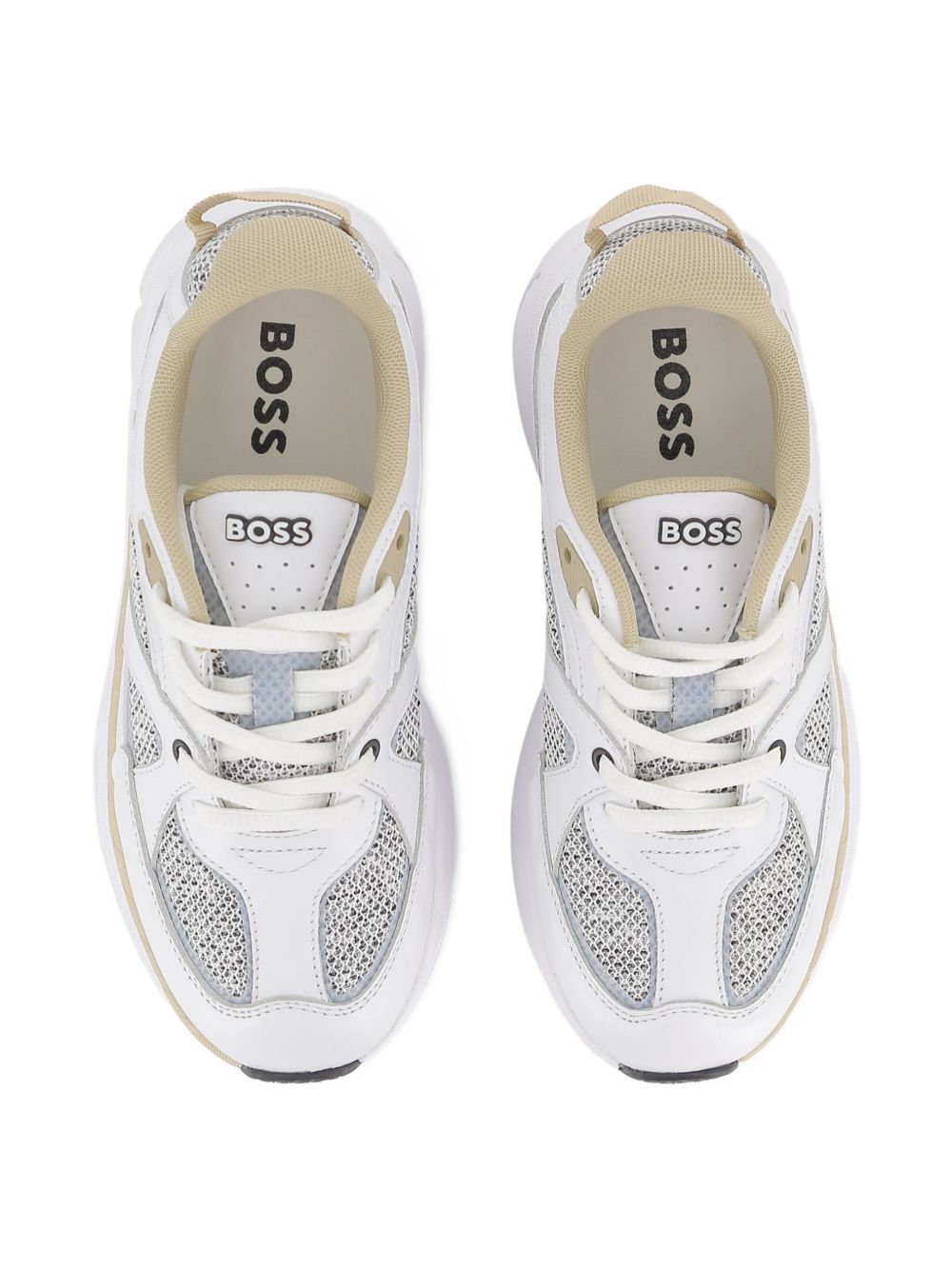 Sneakers con inserti mesh J52815 10P BOSS KIDSWEAR 