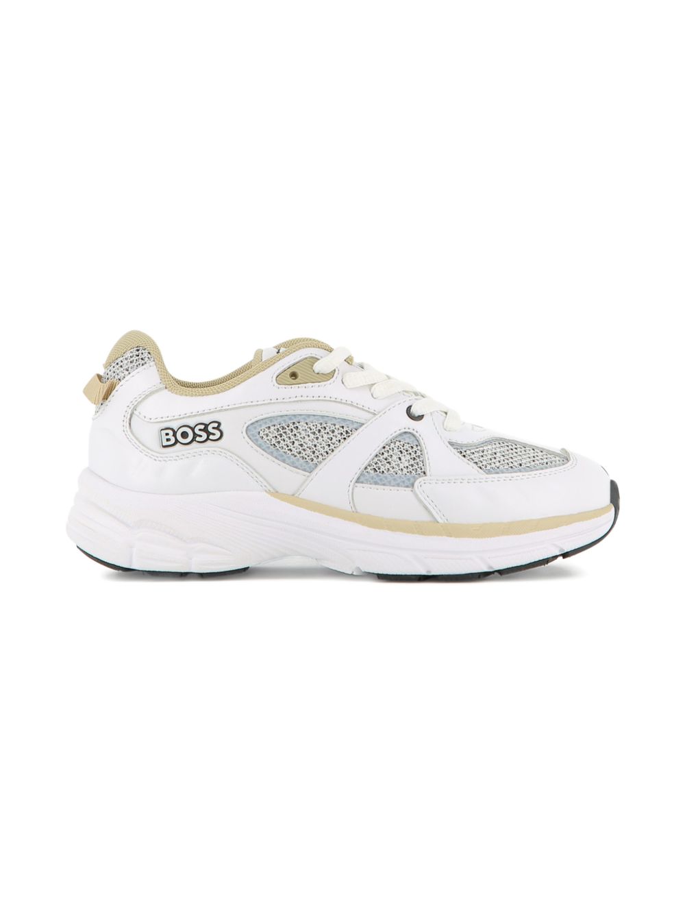 Sneakers con inserti mesh J52815 10P BOSS KIDSWEAR 