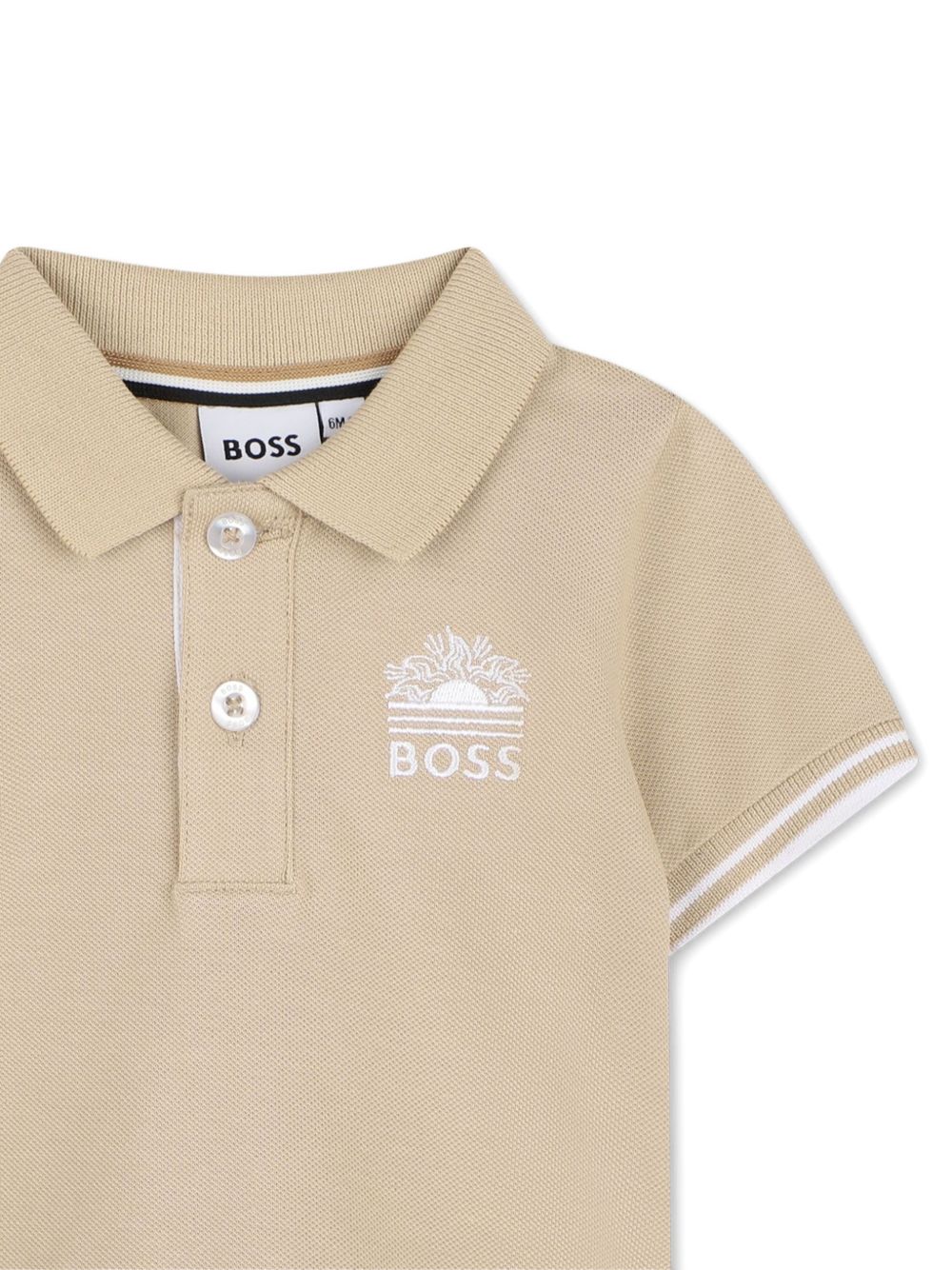 Completo polo e shorts con logo J52848 249 BOSS KIDSWEAR 
