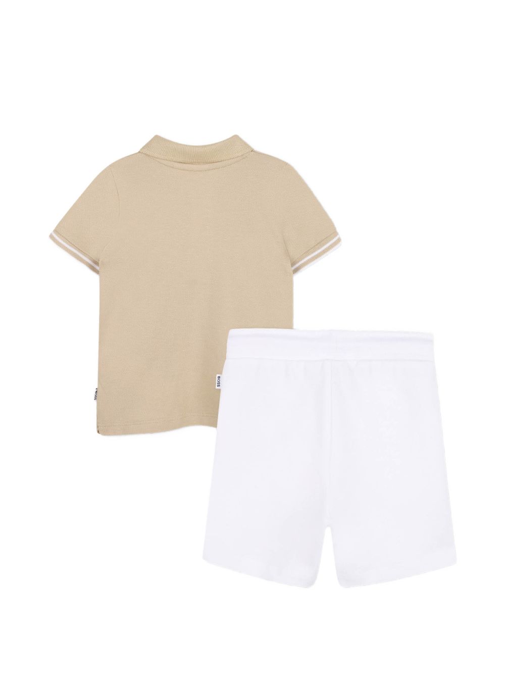 Completo polo e shorts con logo J52848 249 BOSS KIDSWEAR 