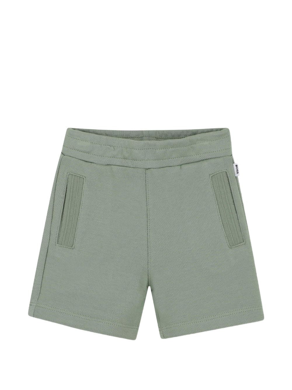 Completo t-shirt e pantaloncini con logo J52851 64U BOSS KIDSWEAR 