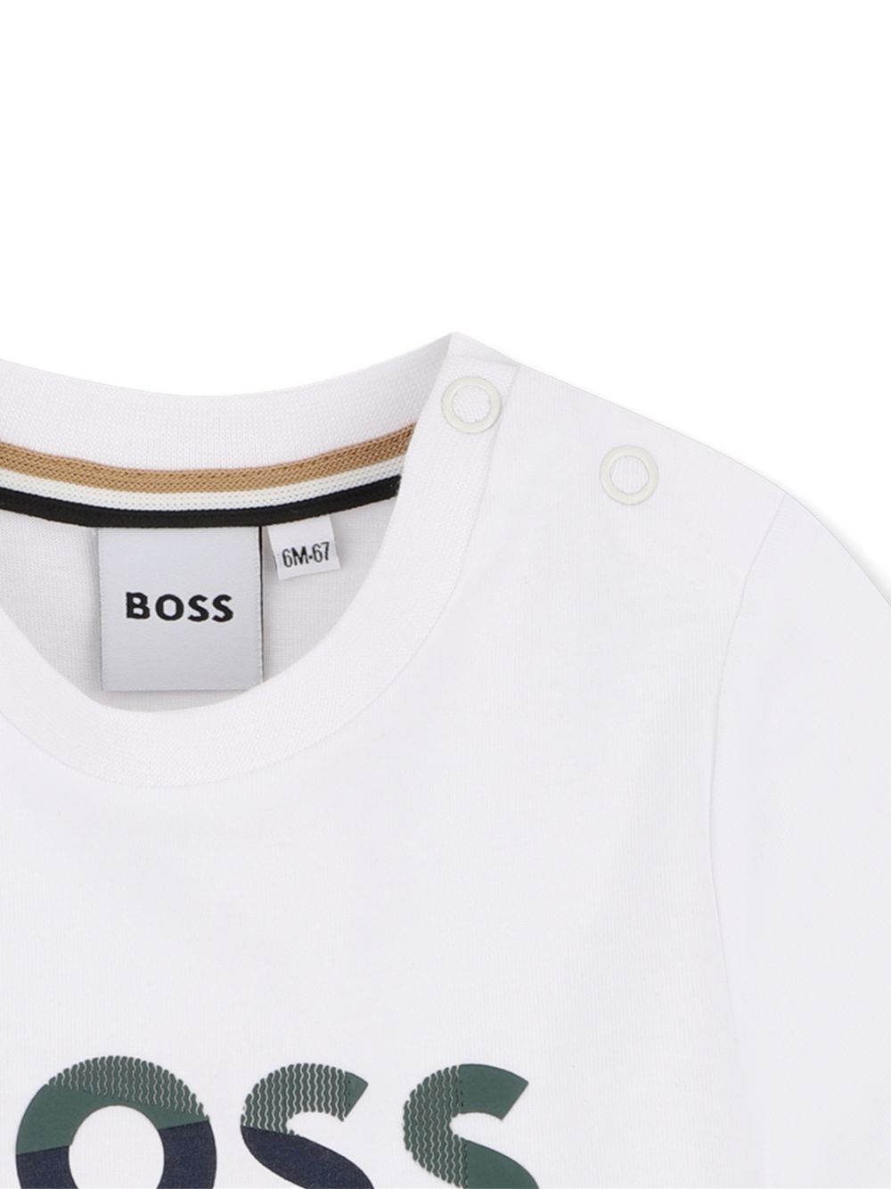 Completo t-shirt e pantaloncini con logo J52851 64U BOSS KIDSWEAR 