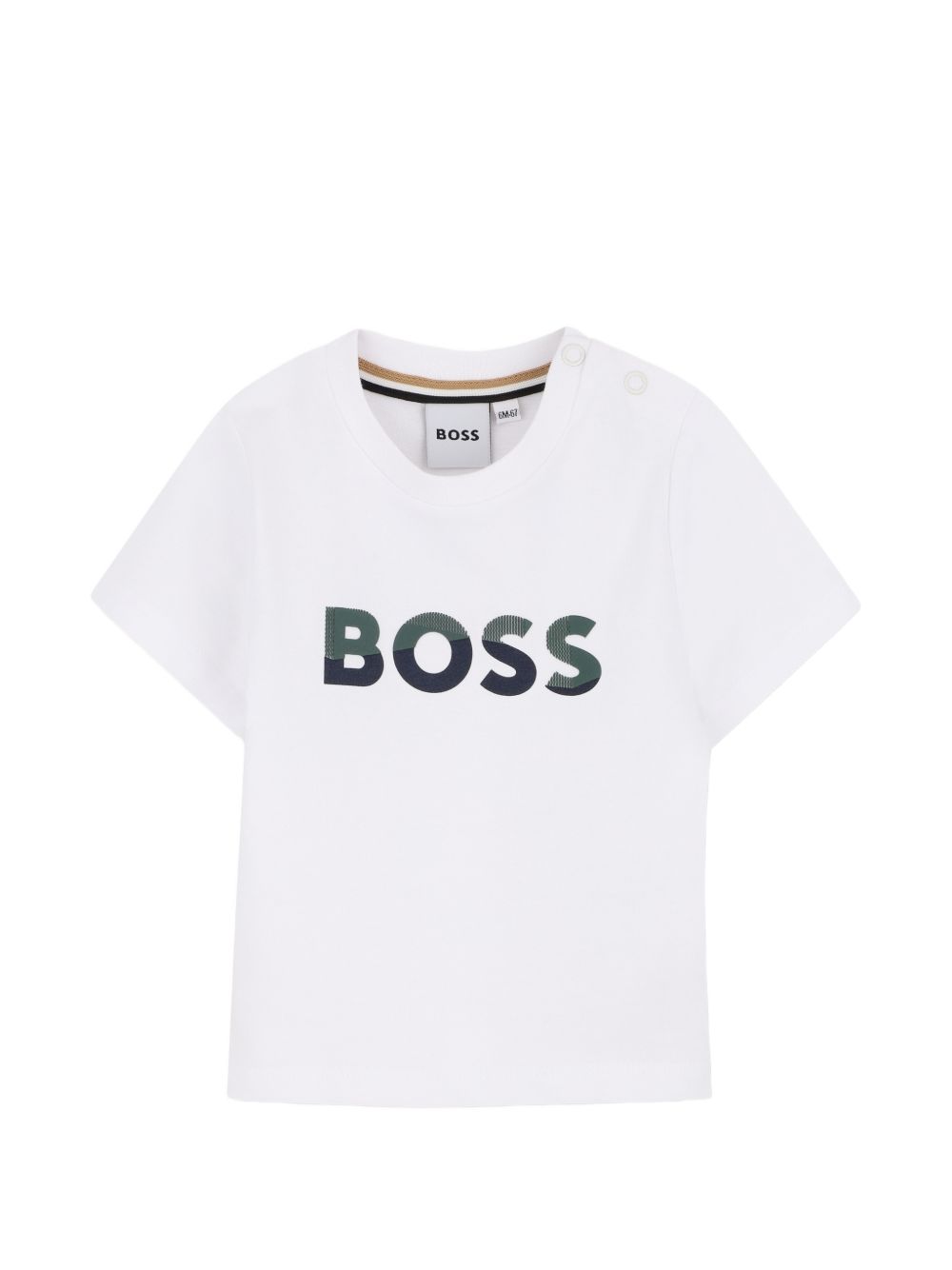 Completo t-shirt e pantaloncini con logo J52851 64U BOSS KIDSWEAR 