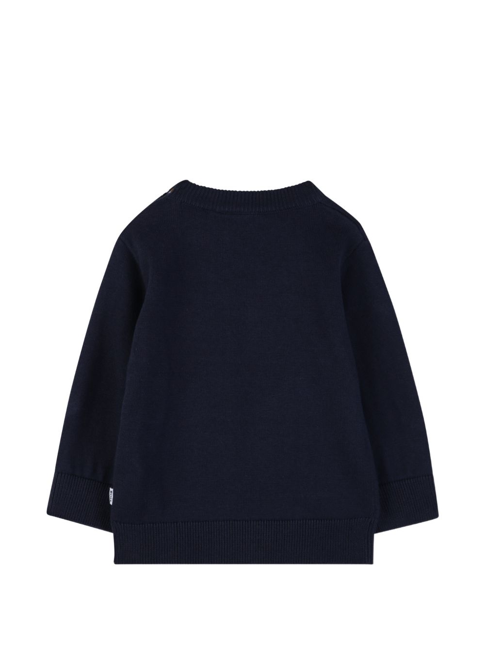 Maglia in cotone con bottoni sulla spalla J52868 849 BOSS KIDSWEAR 