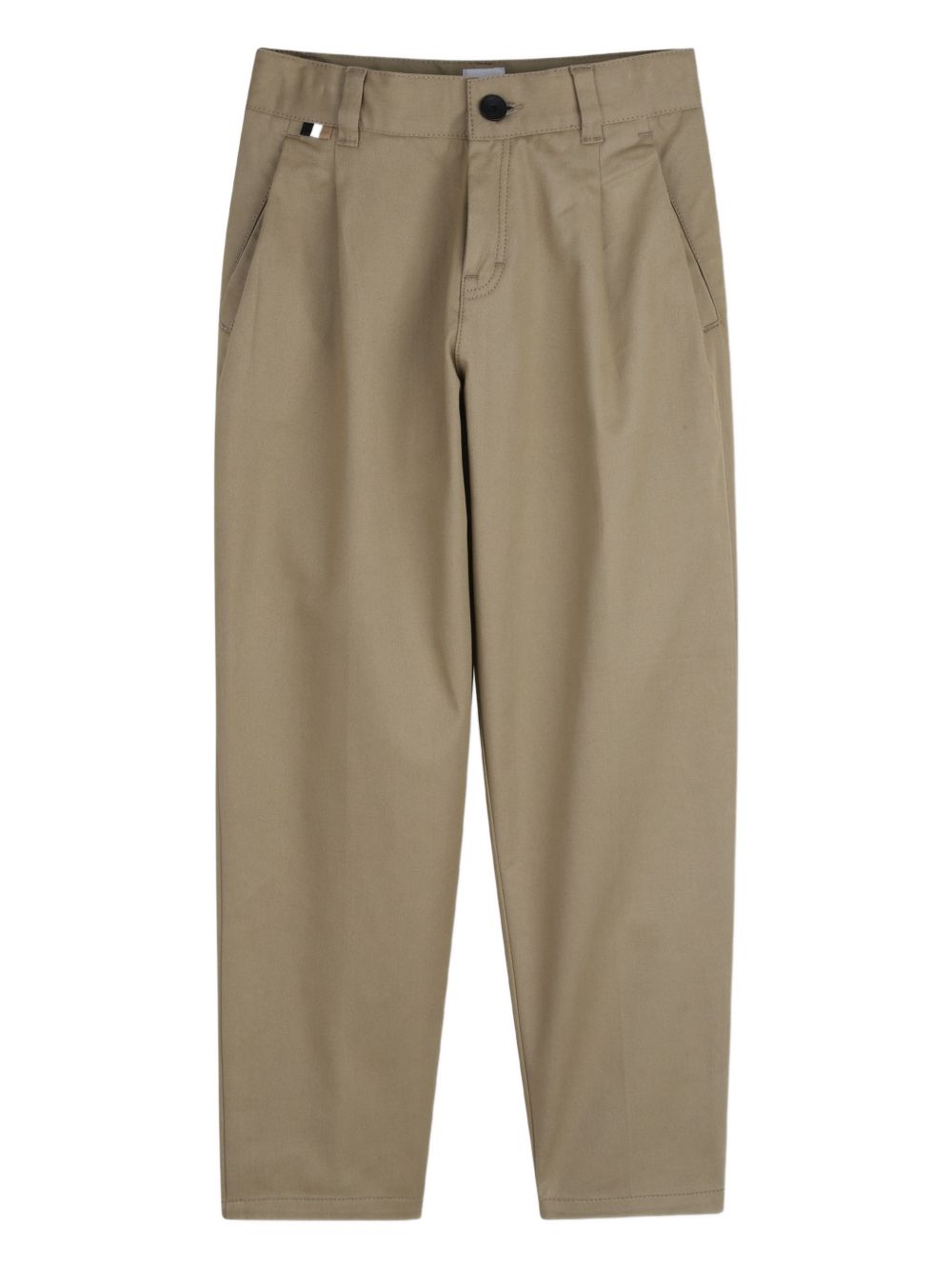 Pantaloni in cotone con tasche J52912 295 BOSS KIDSWEAR 