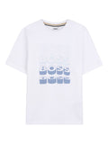 T-shirt in cotone con stampa logo