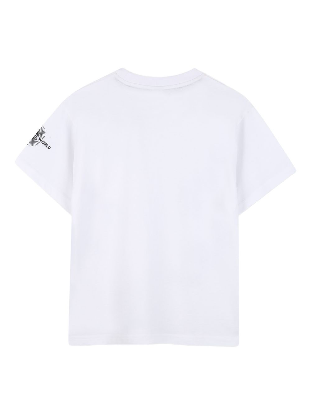 T-shirt in cotone con stampe grafiche J52984 10P BOSS KIDSWEAR 