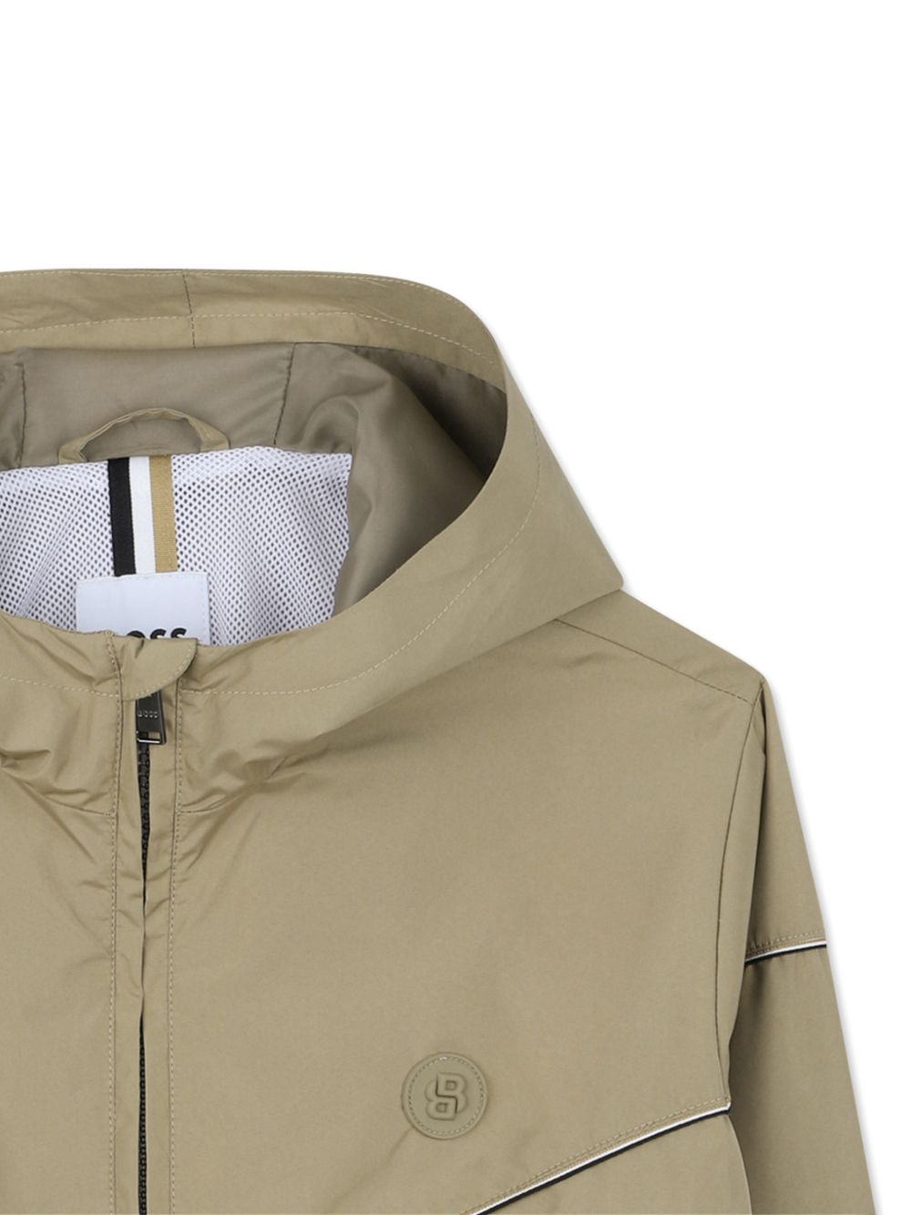 Giacca a vento con cappuccio J52996 295 BOSS KIDSWEAR 