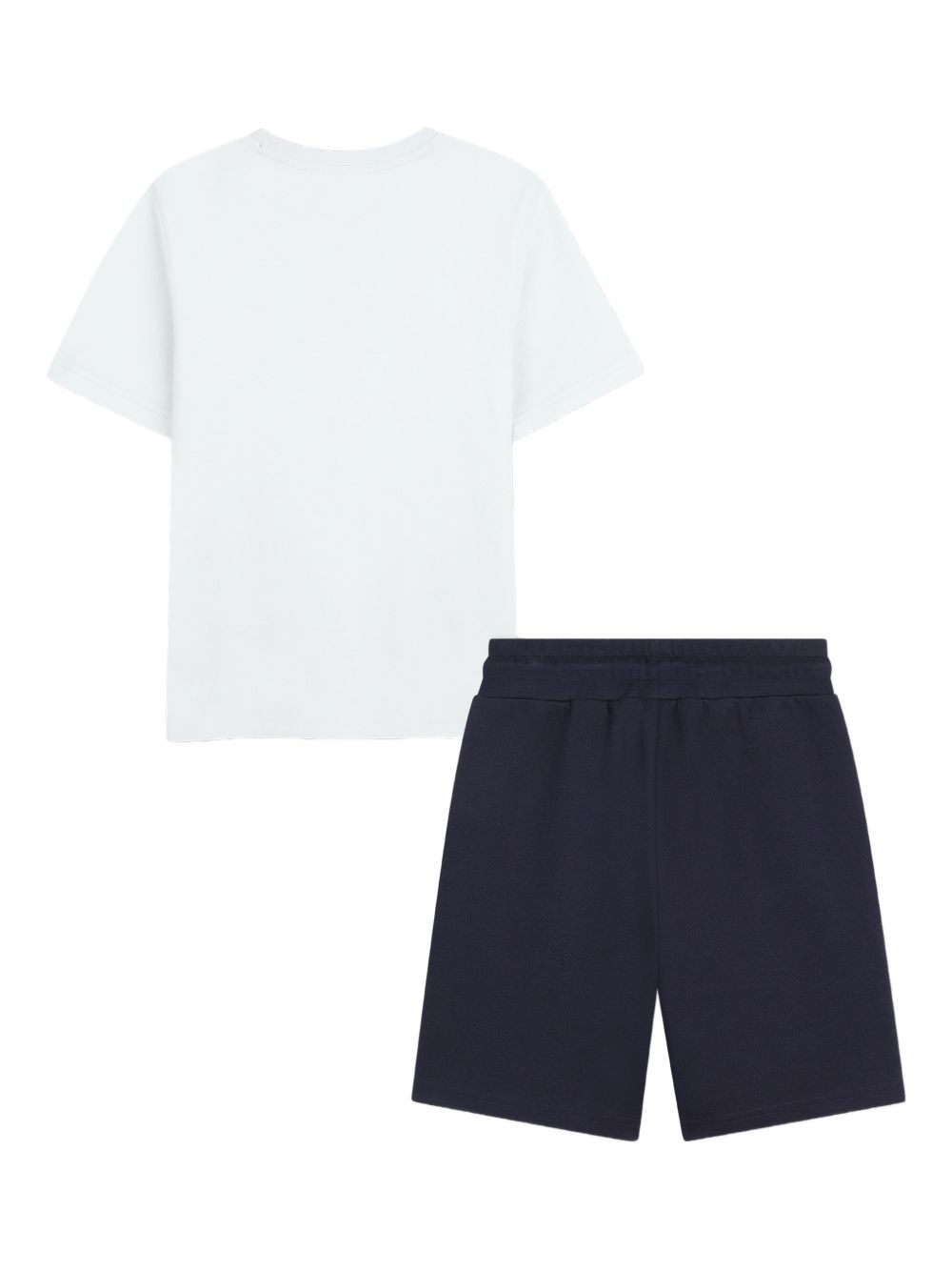 Completo t-shirt e shorts in cotone J53008 73K BOSS KIDSWEAR 