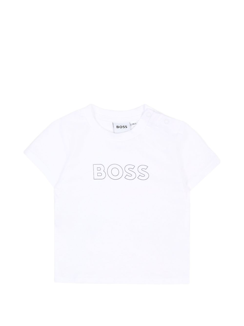Tuta in cotone con felpa con cappuccio J53051 849 BOSS KIDSWEAR 